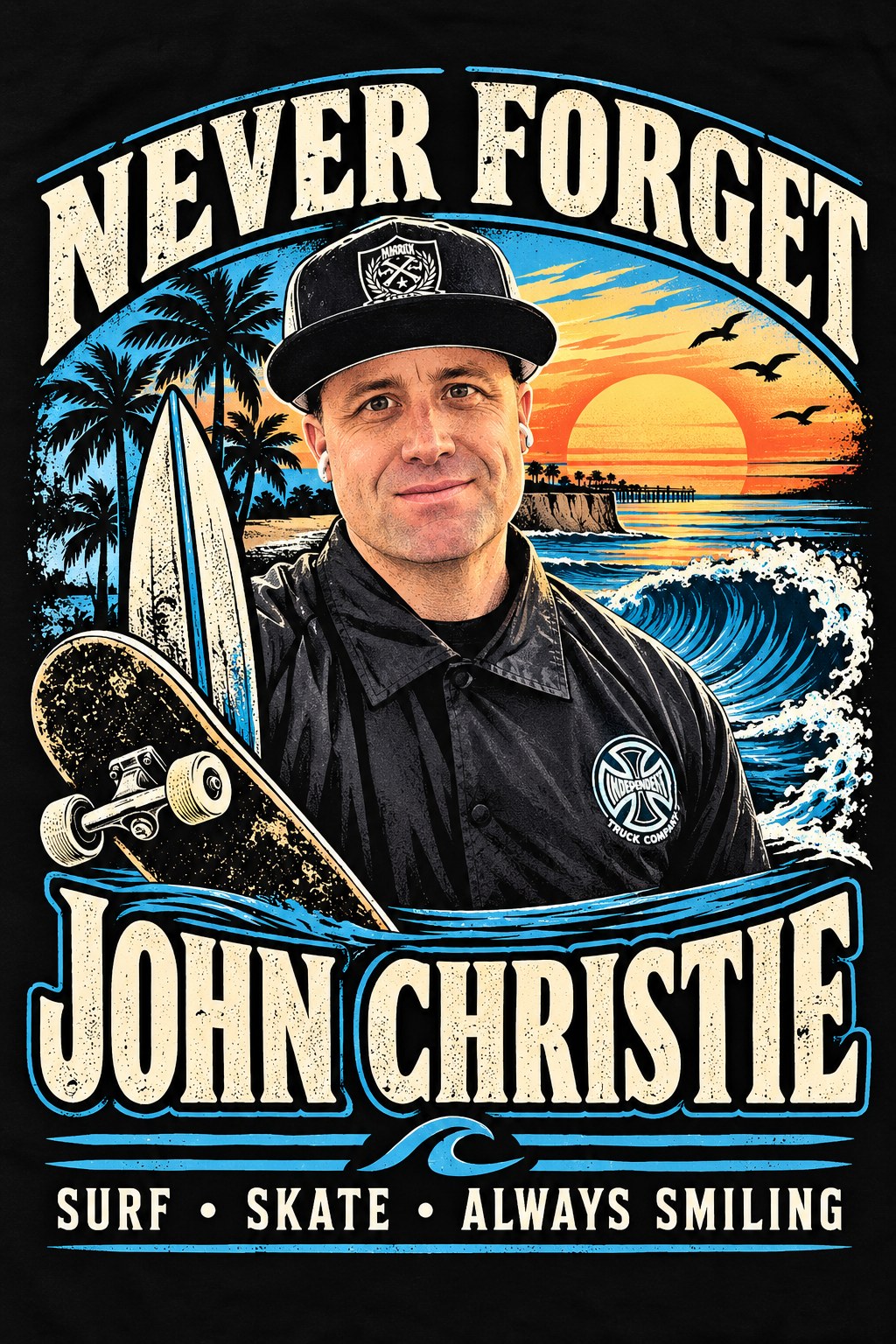 Memorial tee artwork